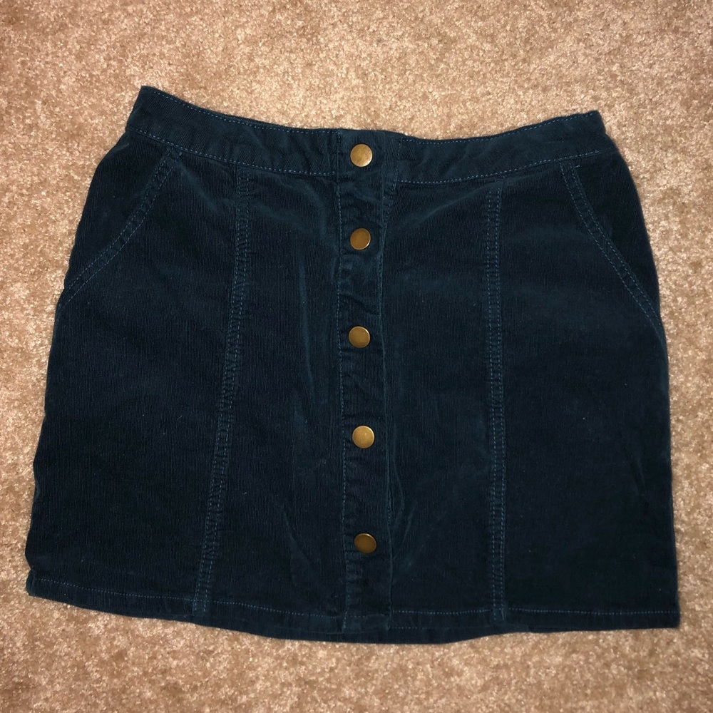 Altar’d State blue suede skirt